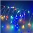 Micro LED String Lights 60-Bulbs Silver Wire - Multi-Color KM481761